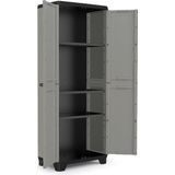 Keter Planet Outdoor kast met 4 verstelbare planken, 80 x 44 x 182 (H) cm; ECOMMERCE PACK