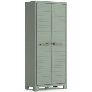 Keter Planet Outdoor kast met 8 verstelbare planken, 80 x 44 x 182 (H) cm, ECOMMERCE PACK