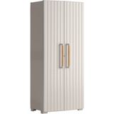 Keter - Groove Kast - Beige - Gemaakt van Gerecycled Plastic - 80x45x180 cm