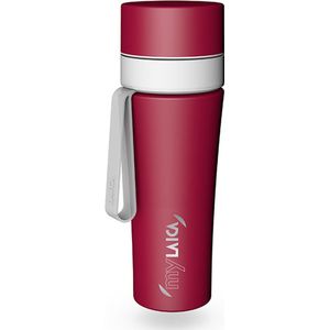 Laica MyLaica - stalen drinkfles met waterfilter - bidon - 0,55 liter - Rood - inclusief FastDisk waterfilter