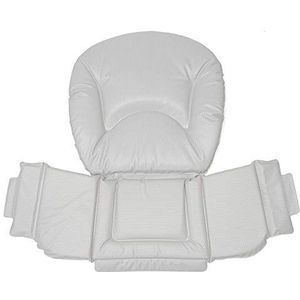 Foppapedretti Gewatteerd zitkussen, origineel reserveonderdeel voor kinderstoel, van zachte badstof met PVC-coating, hygiënisch, wasbaar en anatomisch, comfortabele pasvorm, gestippeld