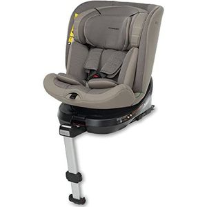 Foppapedretti Iturn I-Size Autostoel, 360° draaibare zitting voor kinderen van 40 tot 150 cm lichaamslengte 0-12 jaar, voldoet aan ECE R129, Dualfix bevestiging (Isofix en Non), Safe Body Protection,