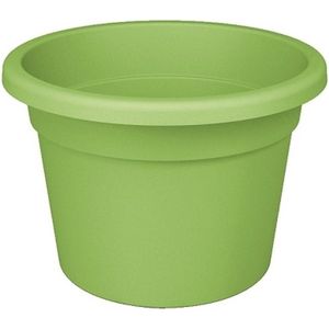 Bloempot Rond Premium 22cm + Bodemgaten LINDEGROEN Nicoli / 5 STUKS ! /