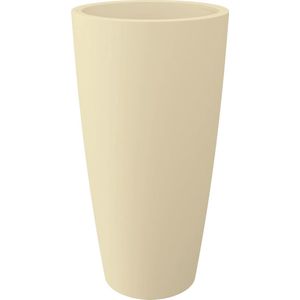 Bloempot Buiten Hoog Rond Style 38cm CREME Nicoli