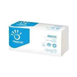 Papernet papieren handdoeken Special, V-vouw, 2-laags, 250 vellen, extra wit [15x]