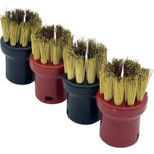 Borstelset geschikt voor karcher 2.863-264.0 Ronde Borstels, set van 4