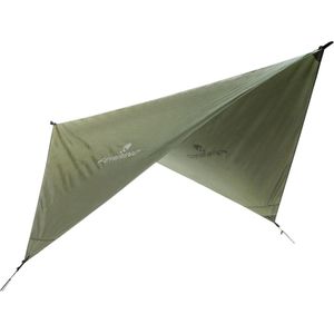 Ferrino - Rain Tarp met dry sack - 240x240 cm - Leger groen