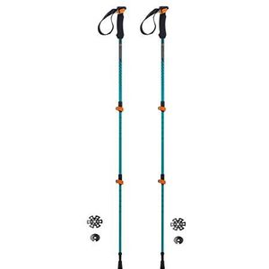 Ferrino Ultar wandelstokken, 60-135 cm, blauw