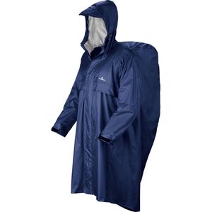 Ferrino Regenponcho Trekker Unisex Blauw S/M
