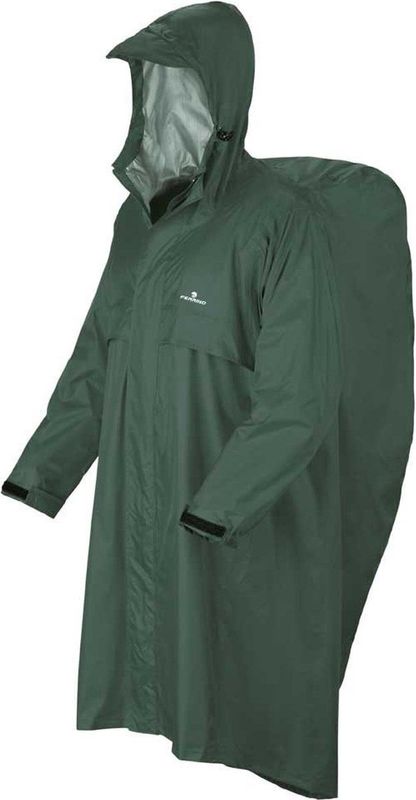 Ferrino - Trekker Ripstop - Poncho - Groen - Gealuminiseerd Nylon