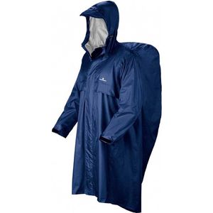 Ferrino Regenponcho Trekker Unisex Blauw S/M