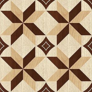 Crearreda Tegelstickers Wood Tiles 40x40cm Bruin 3 Stuks