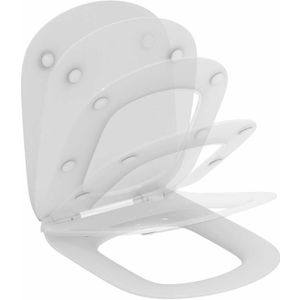 Ideal Standard - Tesi - Closetzitting met Deksel - Wit - Softclose