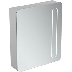 Ideal Standard - Spiegelkast met deur rechts en softclose, led-licht aan de zijkant en onder, 60 x 70, 31 W, neutraal