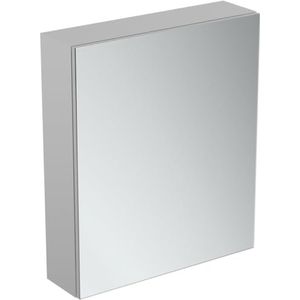 Ideal Standard - Spiegelkast met zacht sluitende deur en binnenspiegel, onderste ledlicht, 60 x 70, 8 W, neutraal