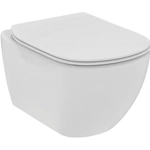 Ideal Standard Tesi - Hangend toilet met toiletbril SoftClose, RimLS+, wit T536001