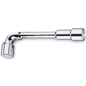 Beta Gebogen pijpsleutels, twaalfkant en zeskant hoogglanzend verchroomd 932 26X26 - 009320026