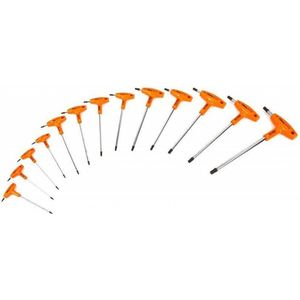 Beta Haakse stiftsleutels voor Torx schroeven en krachthandgreep 97TTX 09 - 000970709