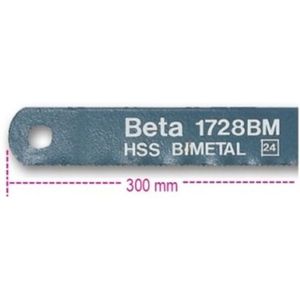 BETA 17280010 BIMETAL messen 300 mm BM 24, 1728BM