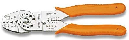 Beta - 1603B Krimptang - Oranje/Verchroomd - Handig Gereedschap