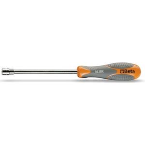 Beta 943BX 10 zeskantige steeksleutels, lang, verchroomd