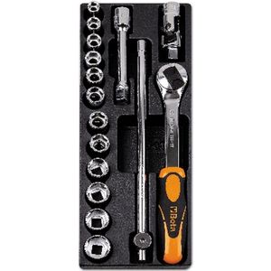Beta - T100 - Inzetbakken met Assortiment Gereedschap - Harde