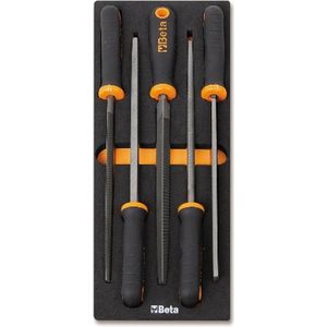 Beta - 2450 M236 - Set van 5 Tweede Cut Bestanden - Zachte Thermogevormde Lade