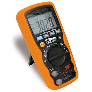 BETA 1760/RMS digitale industriële multimeter, accucontrolegereedschap, (nauwkeurig en robuust voor extreme omstandigheden, waterdicht IP67, bescherming tot 1000 V, automatische zelfuitschakeling), oranje