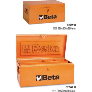 Beta - C22W-O - Gereedschapskoffer - Plaatstaal - Hout Bekleed