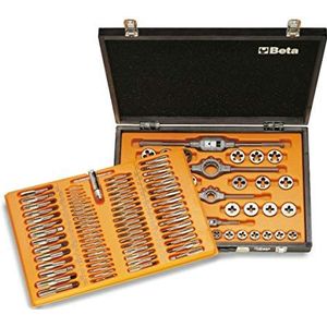 Beta 446/C110 Tappen- en snijplatenset | Metrisch | Houten kist - 004460060