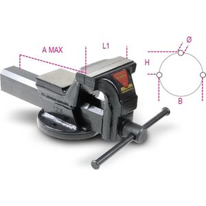 Beta - 1599F - Bankschroeven - 150mm - Geharde Top en Geleiders
