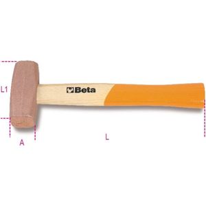 Beta Koperen hamers houten steel 1385 400 - 013850404