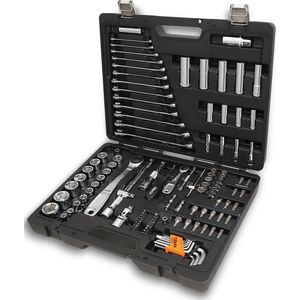 Beta - Koffer met Gereedschap - 2046E/C116 - 1/4 en 1/2 inch - Diverse Maten