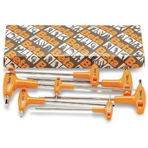 Beta ?8-delig set haakse zeskant stiftsleutels, met kracht handgreep (art. 96T) 96T/S8 - 000960933