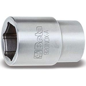 Beta 920INOX-A 9 Zeskant dopsleutels | 1/2" aandrijfvierkant | vervaardigd uit roestvast staal - 009203009 009203009