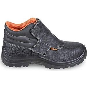 Hoge lasschoenen van waterafstotend leer met snel uittrekken en voorbescherming met klittenbandsluiting - 35 mm