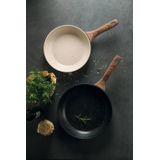 Sambonet - Rock'N'Rose - Wokpan - Zwart - 28 cm - Aluminium