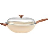 Sambonet - Rock'N'Rose Wokpan - Pink - Aluminium - 32 cm