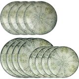 Arthur Krupp - Porcelain Fusion Grey - Servies - 12-Delig - Vaatwasserbestendig