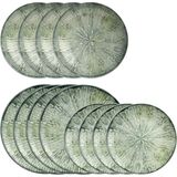 Arthur Krupp - Porcelain Fusion Grey - Servies - 12-Delig - Vaatwasserbestendig