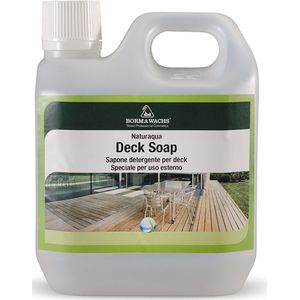 Borma Wachs Dek Zeep schoonmaakmiddel voor houten oppervlakken buiten op waterbasis 1 liter