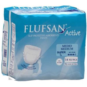 Flufsan - Incontinentiebroekjes - Wit - 14 Stuks - Absorberend