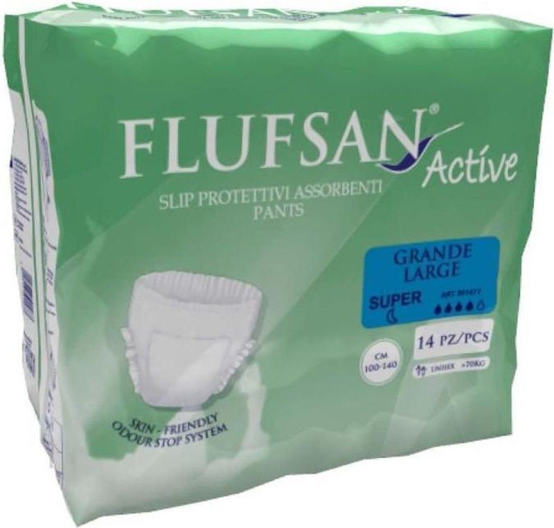 Incontinentiebroekje - Wit - Ongeweven Materiaal - Extra Absorptievermogen