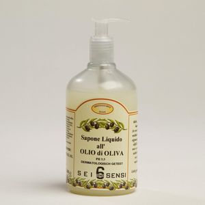 6Sensi - Vloeibare (hand) olijfzeep (olijfolie zeep) - 500 ml