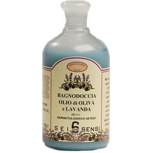 6Sensi Bad en Douche met Olijfolie & Lavendel - 500 ml