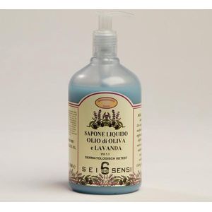 6Sensi – Vloeibare (hand)zeep met Olijfolie & Lavendel – 500 ml