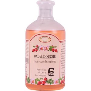 6Sensi- Bad & Douche met rozenbottelolie - 500 ml