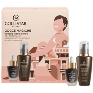 Collistar Sun Self Tan Pakket Face & Body Routine Magic Drops Set