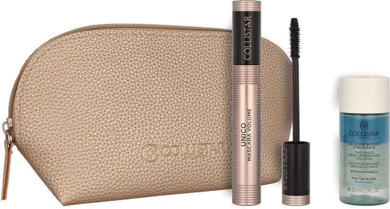 Collistar Pakket Unico Mascara Gift Set + Two-Phase Make-up Removing Solution 35 ml