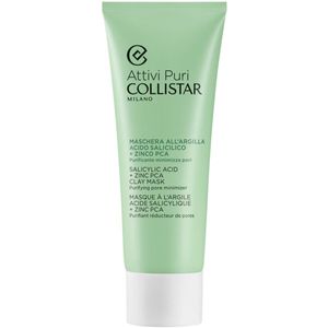 Collistar - Attivi Puri Salicylic Acid + Zinc Clay Mask - Klei Masker - 75 ml